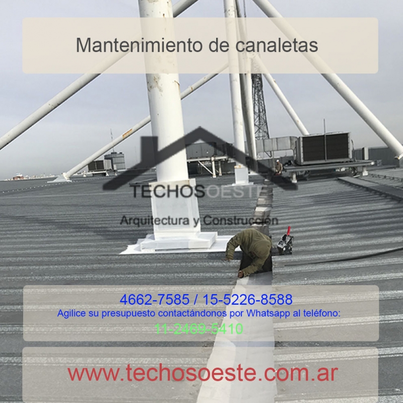mantenimiento de canaletas en industrias