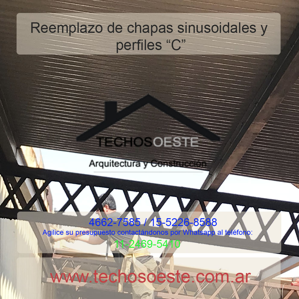 ESPECIALISTAS EN TECHOS DE CHAPAS Y TEJAS