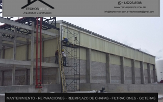 TECHOS, SELLADOS DE COLECTORES DE AGUAS, JUNTAS, UNIONES