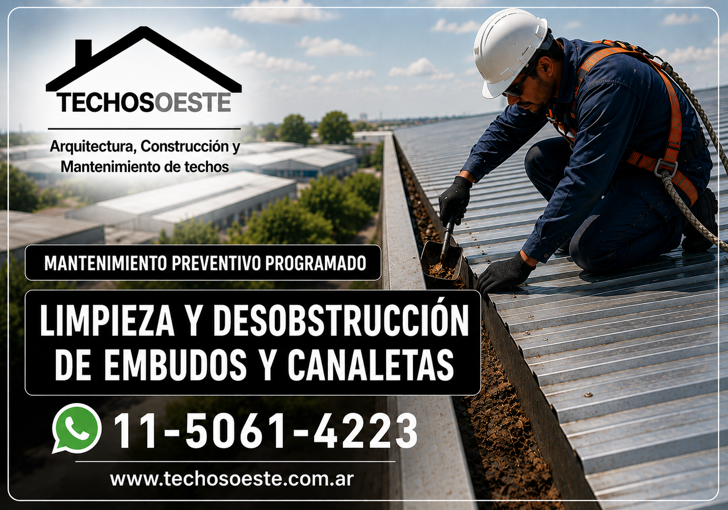 «alt»Mantenimiento de canaleta preventivo programado
